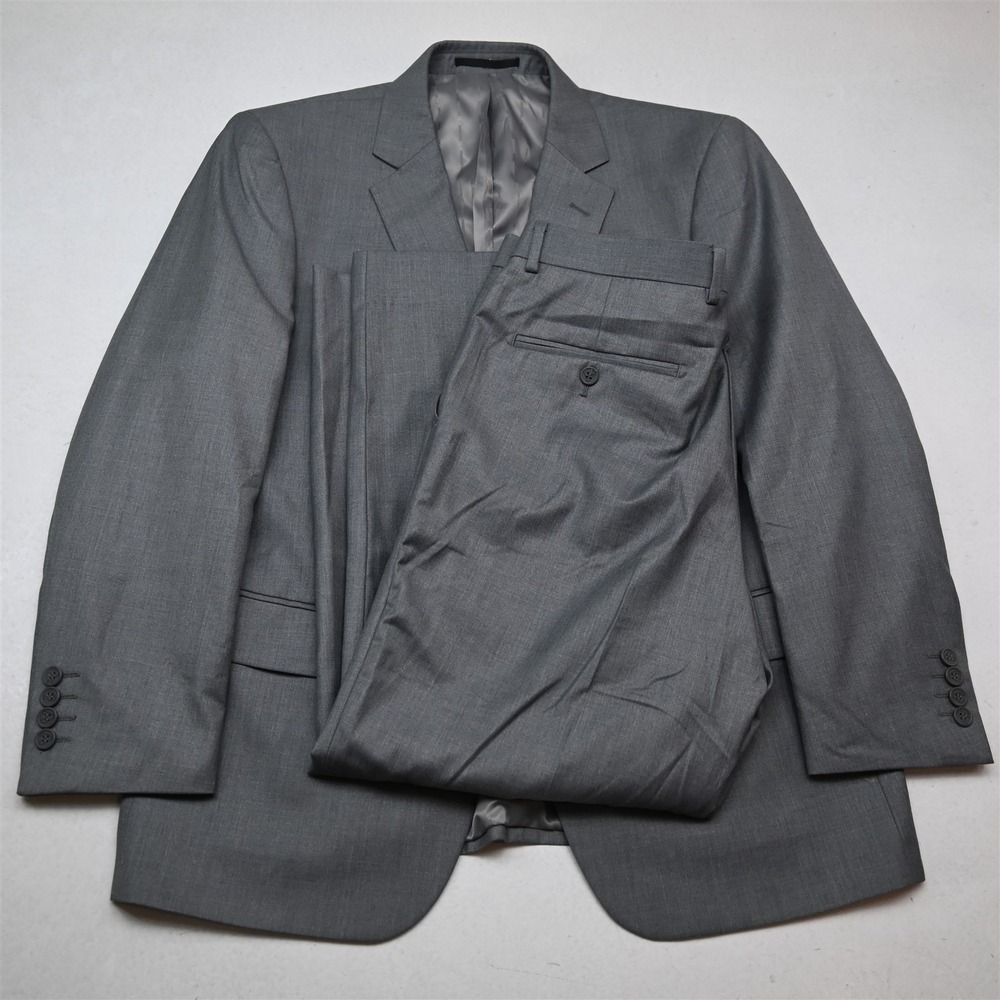 Renoir 40S 34x29 Gray Mens Jacket Pants Suit